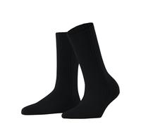 Falke Damen Socken Cosy Wool Boot - Wolle & Kaschmir, einfarbig Blau (Dark Navy) 1 Paar 35-38