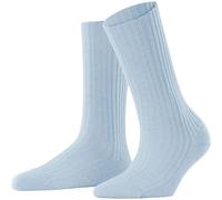 Falke Damen Socken Cosy Wool Boot W – Wolle/Kaschmir – Blau (39-42)