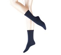 FALKE Damen Socken Cosy Wool W SO Wolle Kaschmir einfarbig 1 Paar, Blau (Dark Navy 6379), 35-38