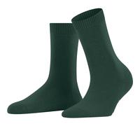 FALKE Damen Socken Cosy Wool W So Wolle Kaschmir einfarbig 1 Paar, Grün Hunter Green 7441, 35-38