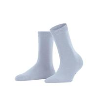 Falke Damen Socken Cosy Wool – Woll-Kaschmir, einfarbig – Blau (Light Blue 6594) 35-38