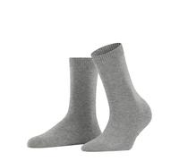 Falke Socken Cosy Wool W - Wolle/Kaschmir, einfarbig, 1 Paar, Grau (Light Heather 3223) 35-38