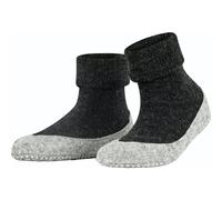 FALKE Stoppersocken Cosyshoe W Hp Wolle rutschhemmende Noppen 1 Paar, Grau Anthracite Melange 3099, 39-40