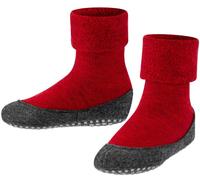 FALKE Cosyshoe 10560 Unisex - Kinder Socken, Gr. 31/32, rot (fire 8150)