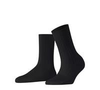 Falke Damen Socken Cotton Rib nachhaltige Baumwolle Schwarz Größe 39–42