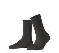 FALKE Damen Socken Cotton Rib W So nachhaltige Baumwolle einfarbig 1 Paar, Grün Military 7826, 35-38