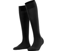 Falke Kniestrümpfe Cotton Touch (nachhaltige Baumwolle) schwarz Damen - 1 Paar, Größe 35-38