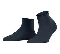 FALKE Damen Socken Cotton Touch W Sso Baumwolle einfarbig 1 Paar, Blau Space Blue 6116, 35-38
