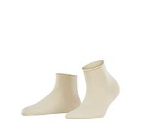Falke Damen Socken Cotton Touch – Baumwolle, einfarbig, 1 Paar – Beige Cream 35-38