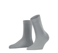 FALKE Damen Socken Cotton Touch W So Baumwolle einfarbig 1 Paar, Grau Silver 3203, 35-38