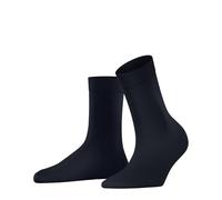 Falke Damen Socken Cotton Touch – Baumwolle, einfarbig, 1 Paar – Space Blue 35-38
