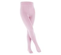 FALKE Unisex Kinder Strumpfhose Cotton Touch K TI Baumwolle dick einfarbig 1 Stück, Rosa (Powder Rose 8900), 80-92