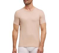 Falke Crew-Neck Undershirt - Camel - S Unsichtbares Baumwoll-T-Shirt T-Shirts
