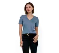 FALKE Damen Basic V-Neck T-Shirt weich hautfreundlich atmungsaktive Baumwolle 1 Stück