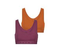 FALKE Damen Bustier Daily Comfort Multipack W Bu Baumwolle atmungsaktiv 2 Stück, Mehrfarbig Sortiment 0080, M