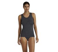 FALKE Damen Camisole Daily ClimaWool Top W S/l Sh Wolle Lyocell schnelltrocknend 1 Stück, Grau Dark Grey -Heather 3278, M