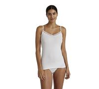 FALKE Damen Camisole Daily Lace W S/l Sh Baumwolle atmungsaktiv 1 Stück, Weiß White 2000, S