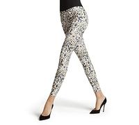 FALKE Damen Camostone W LE Transparent Gemustert 1 Stück Leggings, Undurchsichtige, Mehrfarbig (Brownmix 0543), M 40-42