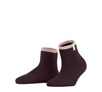 FALKE Damen Cosy Plush W SSO Alpakawolle Gemustert Socken, Rot Wine 8245, 39-42
