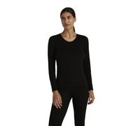 FALKE Damen Daily ClimaWool Crew Neck Unterwäsche Unterhemd Langarmshirt Rundhals-Ausschnitt flache Nähte nachhaltig feuchtigkeitsregulierend schnelltrocknend atmungsaktive Wolle Lyocell 1 Stück