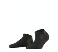 FALKE Damen Fine Softness 50 DEN W SN halb-Blickdicht kurz einfarbig 1 Paar Sneakersocken, Schwarz (Black 3009), 35-38
