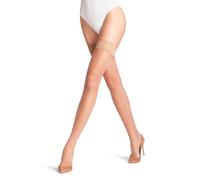 Falke Stay-Ups Shelina 12 DEN Damen Ultra-transparent Einfarbig Powder (4169) L 1 Paar