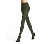 FALKE Damen Strumpfhose Family W Ti nachhaltige Baumwolle einfarbig 1 Stück, Grün Artichoke 7436, 42-44