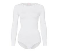 Falke Damen Fine Cotton Crew Neck Body atmungsaktive Baumwolle Damenbody edel elegant Langarm nahtlos Rundhals weich einfarbig 1 Stück