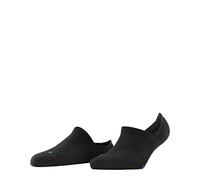 FALKE Damen Füßlinge Cool Kick Invisible W In weich atmungsaktiv schnelltrocknend unsichtbar einfarbig 1 Paar, Schwarz Black 3000-O, 37-38