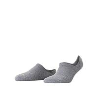 FALKE Damen Füßlinge Cool Kick Invisible W In weich atmungsaktiv schnelltrocknend unsichtbar einfarbig 1 Paar, Grau Light Grey 3400-O, 35-36