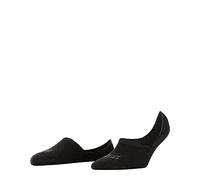 FALKE Damen Füßlinge Invisible Step High Cut W In Baumwolle unsichtbar einfarbig 1 Paar, Schwarz Black 3000, 39-40