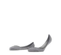 FALKE Damen Füßlinge Invisible Step Medium Cut W In Baumwolle unsichtbar einfarbig 1 Paar, Grau Light Grey Melange 3390, 37-38