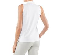 FALKE Damen go mouwloos Polohemd, Weiß, S EU