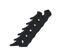 FALKE Damen Sneakersocken Happy Multipack W Sn Baumwolle kurz einfarbig 6 Paar, Blau Dark Navy 6375, 39-42