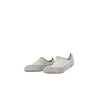 FALKE Damen Hausschuh-Socken Cosyshoe Invisible W HP Wolle rutschhemmende Noppen 1 Paar, Grau (Light Grey Melange 3204), 39-40