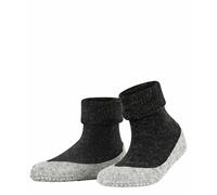 FALKE Stoppersocken Cosyshoe W Hp Wolle rutschhemmende Noppen 1 Paar, Grau Anthracite Melange 3099, 39-40