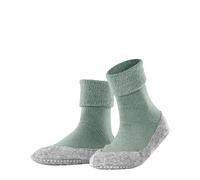 FALKE Damen Stoppersocken Cosyshoe W HP Wolle rutschhemmende Noppen 1 Paar, Grün (Peppermint 7477), 39-40