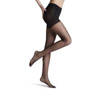 FALKE Damen Strumpfhose Invisible Deluxe Shaping 8 DEN W Ti ultra-transparent mit Shapingeffekt 1 Stück, Schwarz Black 3009, L