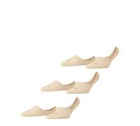 FALKE Damen Invisible Invisible Step 3-Pack, Baumwolle, 3 Paar, Beige (Cream 4019), 39-40