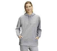 FALKE Damen Kapuzenpullover Basic Sweat Hoody W Pu Baumwolle weich bequem komfortabel mit Kapuze 1 Stück, Grau Grey-Heather 3757, XXL