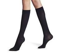 FALKE Damen Kniestrümpfe Energize 50 DEN W Kh halb-blickdicht mit Kompression 1 Paar, Blau Marine 6179, 37-38