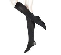 FALKE Damen Kniestrümpfe Energize 50 DEN W KH Halb-Blickdicht mit Kompression 1 Paar, Schwarz (Black 3009), 41-42
