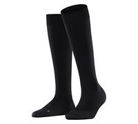FALKE Energizer Damen Kniestrümpfe, 37-38, Schwarz, Uni, 46666-300903