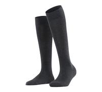 FALKE Damen Kniestrümpfe Family, Baumwolle, 1 Paar, Grau (Anthracite Melange 3089), 35-38 (UK 2.5-5 Ι US 5-7.5)