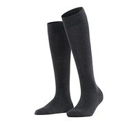 FALKE Damen Kniestrümpfe Family, Baumwolle, 1 Paar, Grau (Anthracite Melange 3089), 39-42 (UK 5.5-8 Ι US 8-10.5)