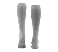 FALKE Damen Kniestrumpf Family 2er Pack, Größe:35-38;Farbe:Light Grey Melange (3399)