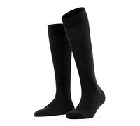 FALKE Damen Kniestrümpfe Family, Baumwolle, 1 Paar, Schwarz (Black 3009), 35-38 (UK 2.5-5 Ι US 5-7.5)