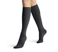 FALKE - FALKE Seidenglatt 40 DEN Damen Kniestrümpfe - Farbe - graphite - Größe - 39-42
