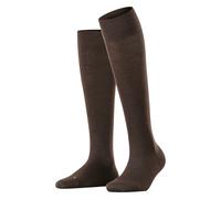 Falke Damen Kniestrümpfe Sensitive Berlin 46229-5230 Wolle/Baumwolle Komfortbund Dunkelbraun 39-42