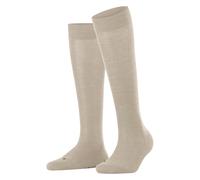 Falke Damen Kniestrümpfe Sensitive London - Baumwolle, Komfortbund - Linen Melange 35-38